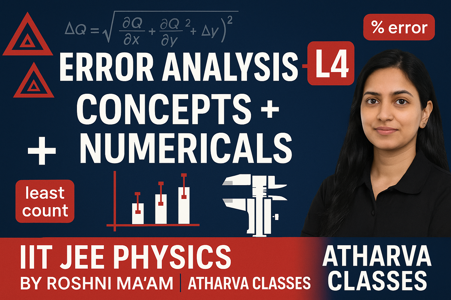 Error Analysis | Units and Dimensions - L4 (Concepts & Numericals) | IIT JEE Physics